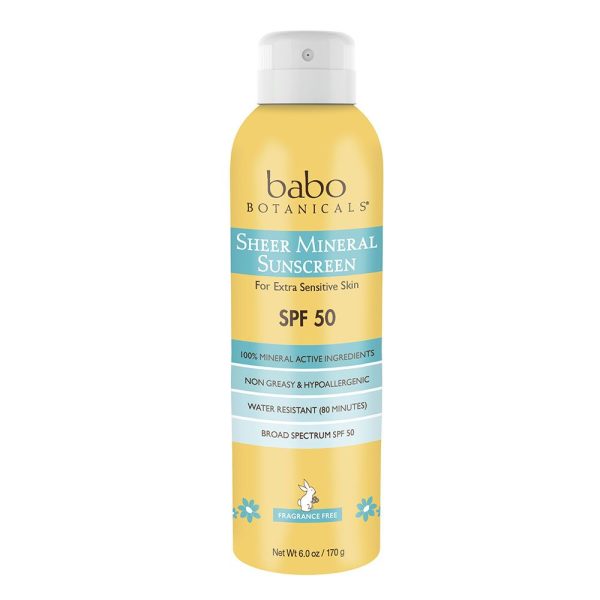 SUNSCREEN 170G SHEER MINERALS 50SPF For Discount