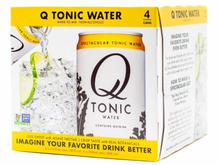 WATER 4 X 222ML TONIC Q Online Hot Sale