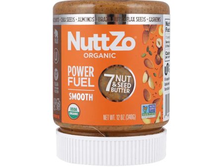 7NUT&SEED 340G ORGANIC SMOOTH NUTTZO Online now