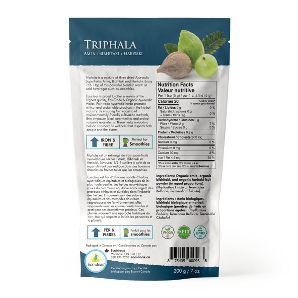 TRIPHALA 200G POWDER BIO ECOIDEAS Cheap