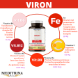 VIRON 35MG 30CAPS IRON MEDITRINA on Sale