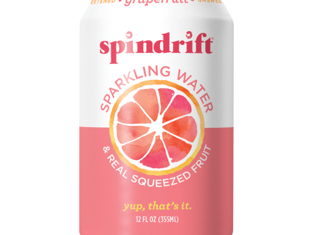 SPINDRIFT 355ML GRAPEFRUIT For Cheap