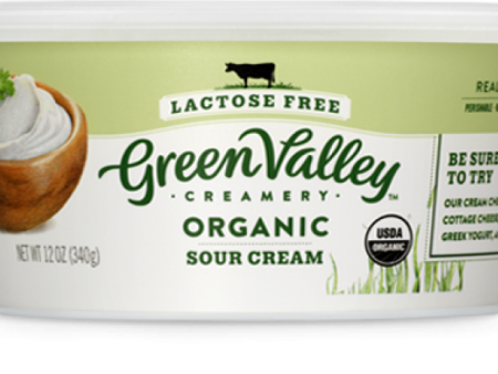 SOUR CREAM 340G ORG LACTOSE FREE GREEN VALLEY Online Sale