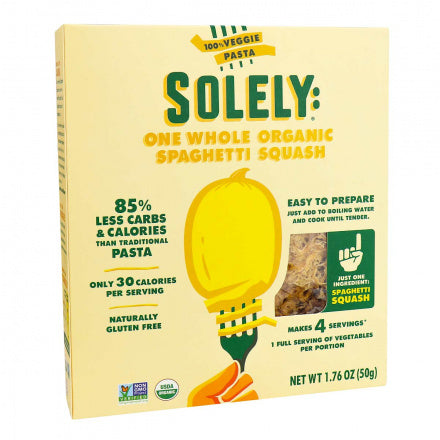 SPAGHETTI 50G SQUASH ORGANIC SOLELY For Cheap