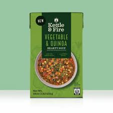 SOUP HEARTY 454G VEGETABLE & QUINOA KETTLE FIRE Fashion