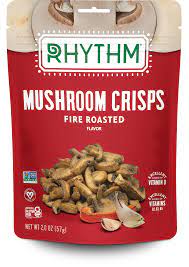 MUSHROOM CRISPS 57G FIRE ROASTED RHYTHM Online now