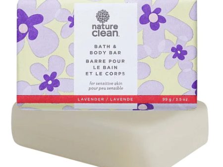 SOAP BAR 99G LAVENDE NATURE CLEAN Cheap