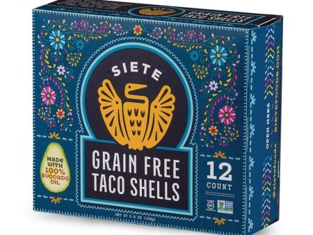 TACO SHELLS 156G SIETE (12 TACO SHELLS) Cheap