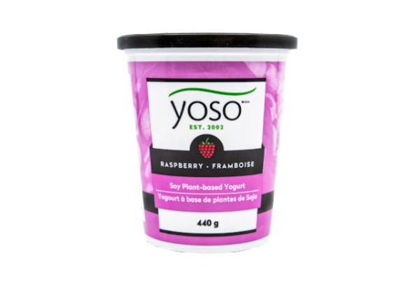 YOGURT SOY 440G FRAMBOISE For Sale