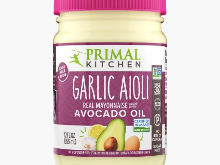 MAYONNAISE 355ML GARLIC AOIL PRIMAL KITCHEN Online