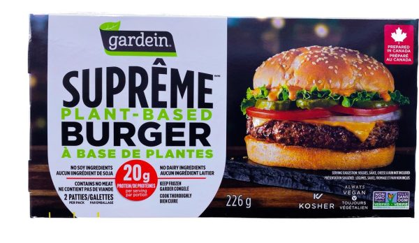 BURGER SUPREME 226G GARDEIN Online now