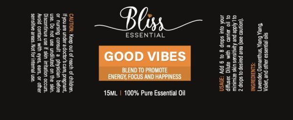 GOOD VIBES 15ML BLISS ESSENTIAL Cheap