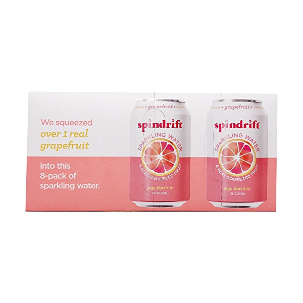 SPINDRIFT 355ML*8 GRAPEFRUIT Fashion