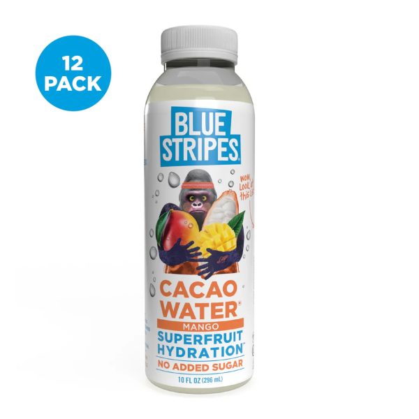 WATER 296ML BLUE STRIPES MANGO For Sale