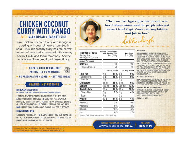 POULET 312G COCONUT CURRY Sale