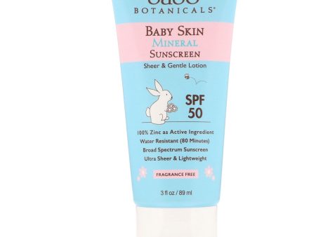 SUNSCREEN 50SPF 89ML MINERAL FRAGANCE FREE BABO Online Hot Sale