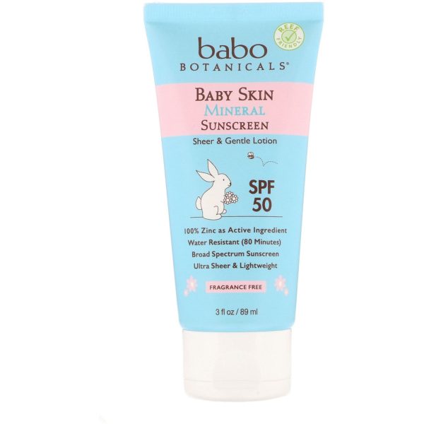 SUNSCREEN 50SPF 89ML MINERAL FRAGANCE FREE BABO Online Hot Sale