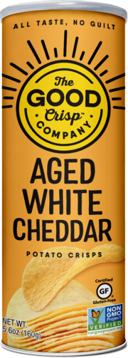 POTATO CRISP 160G WHITE CHEDDAR THE GOOD CRISP COMPANY Sale