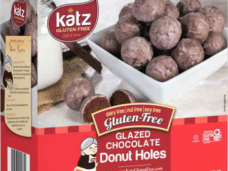 DONUT HOLES 170G GLAZED CHOCOLATE Fashion