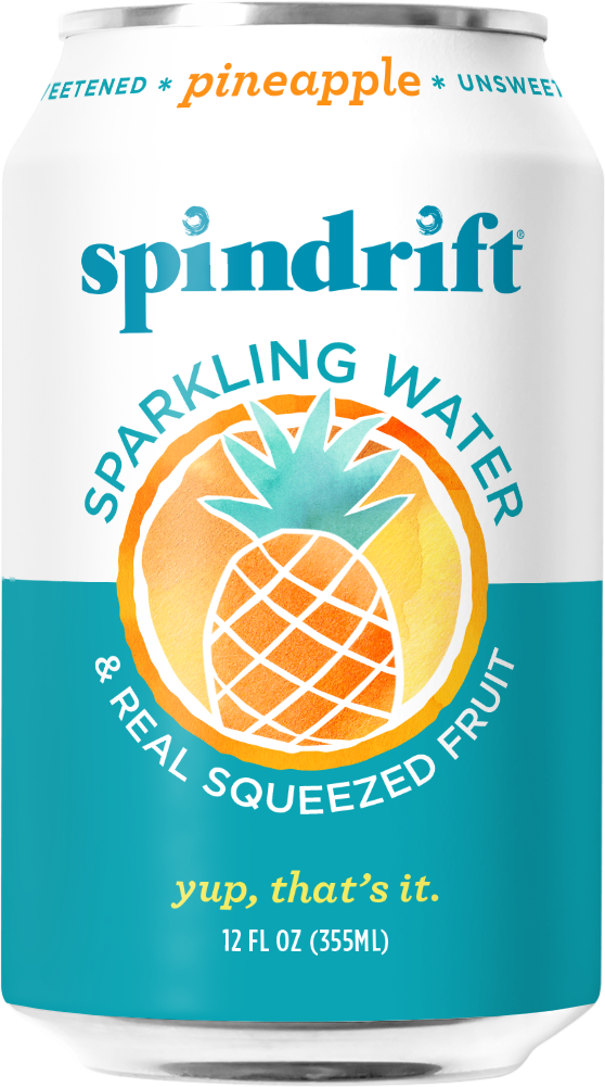 SPINDRIFT 355ML PINEAPPLE For Discount