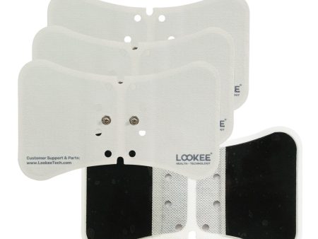 Replacement Pads For LOOKEE® LED TENS Unit - 1 Pack of 3 Pads Supply