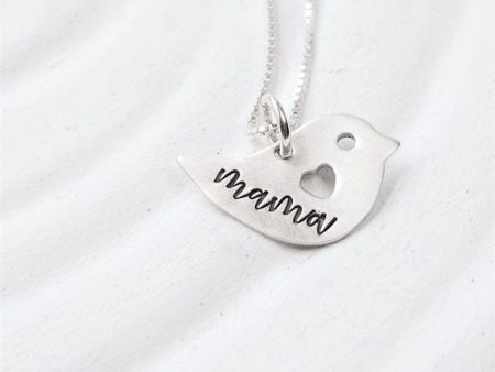 Mama Bird Necklace Online Sale