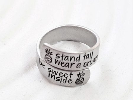 Stand Tall Wear A Crown | Pineapple Ring For Cheap