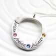 Organic Washer Necklace | Birthstone Mother s Necklace Fashion