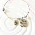 Oh, The Places You ll Go! | Adjustable Bangle Bracelet | Graduation Gift Supply