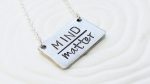 Mind Over Matter Necklace | Rectangle Bar Necklace Fashion