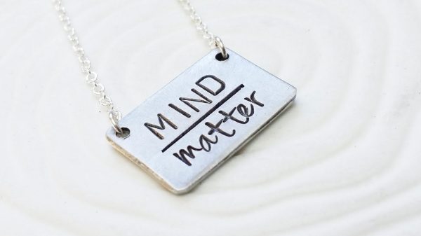 Mind Over Matter Necklace | Rectangle Bar Necklace Fashion