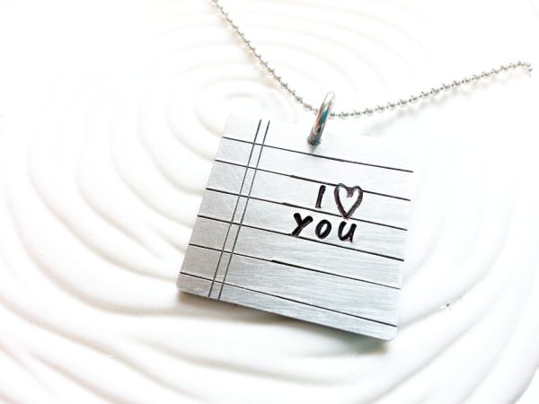 Love Note Necklace | You Write the Note Hot on Sale