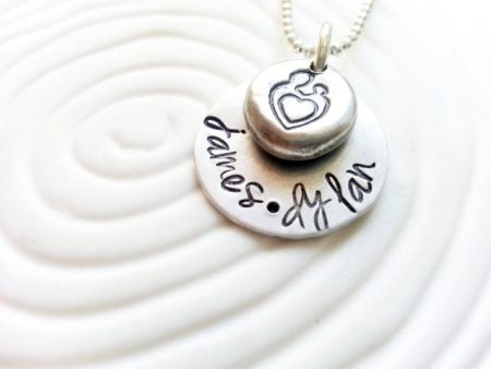 Mother and Child | Children s Name Necklace on Sale