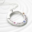 Organic Washer Necklace | Birthstone Mother s Necklace Fashion