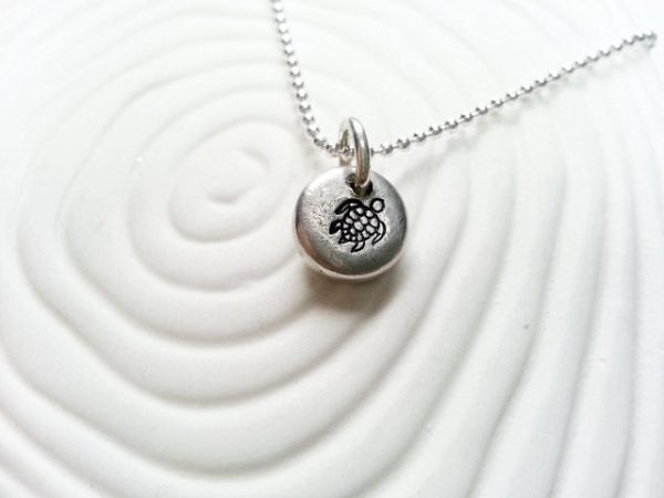 Sea Turtle | Pebble Necklace For Discount