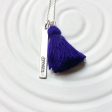 Inspirational Message Necklace | Silk Tassel Necklace Sale