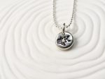 Tattoo Rose Initial Necklace | Pebble Jewelry Hot on Sale