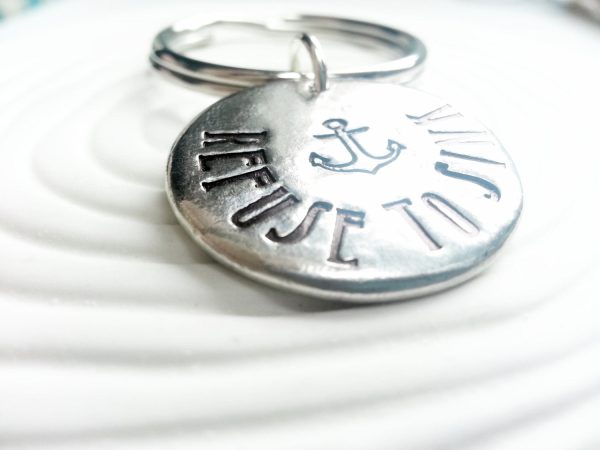 Refuse to Sink | Motivational Keychain Cheap