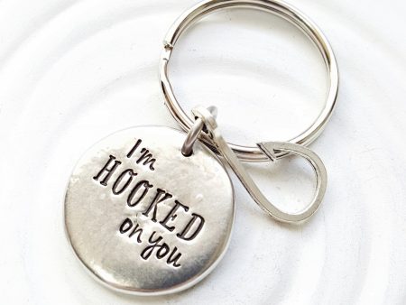 I m Hooked on You Keychain | Gift for Him Fashion