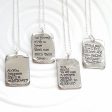 Vintage Page | Large Literary Quote Necklace Online Sale