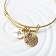 Brass Adjustable Bangle Bracelet | Charm Bracelet For Discount