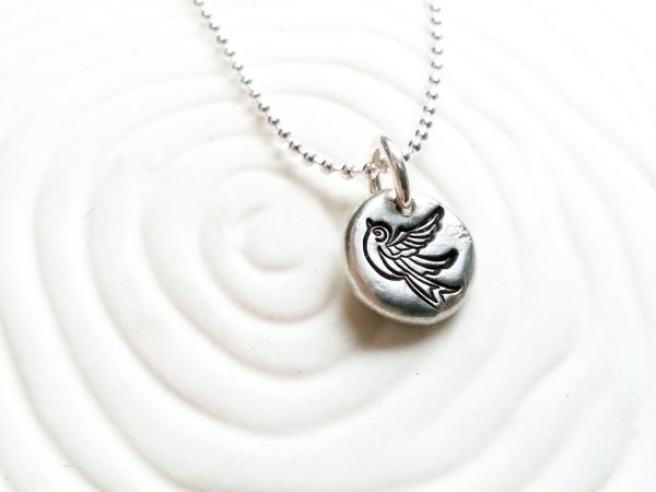 Tattoo Sparrow Necklace | Pebble Jewelry Online Hot Sale