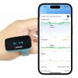 LOOKEE® Ring Sleep Oxygen Monitor with Vibration Reminder for Low O2 | Continuous Ring Pulse Oximeter Tracks Blood Oxygen Level and Heart Rate Discount