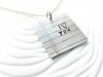 Love Note Necklace | You Write the Note Hot on Sale