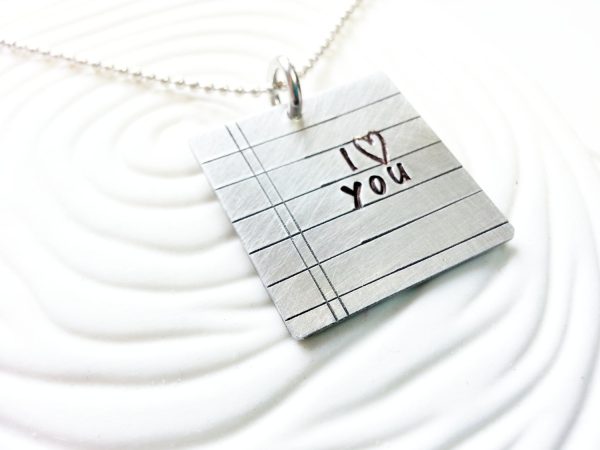 Love Note Necklace | You Write the Note Hot on Sale