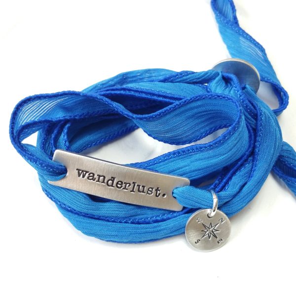 Silk Ribbon Wrap Bracelet | Exclusive Slide Clasp | Wanderlust Online Hot Sale