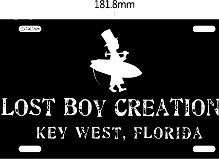 Lost Boy License Plate For Discount