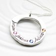 Organic Washer Necklace | Birthstone Mother s Necklace Fashion