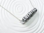 Secret Message Necklace | Swirled Bar Necklace on Sale