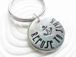 Refuse to Sink | Motivational Keychain Cheap